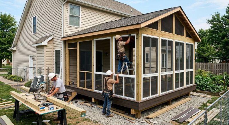 Enclosed Porch Installation in Seattle, WA