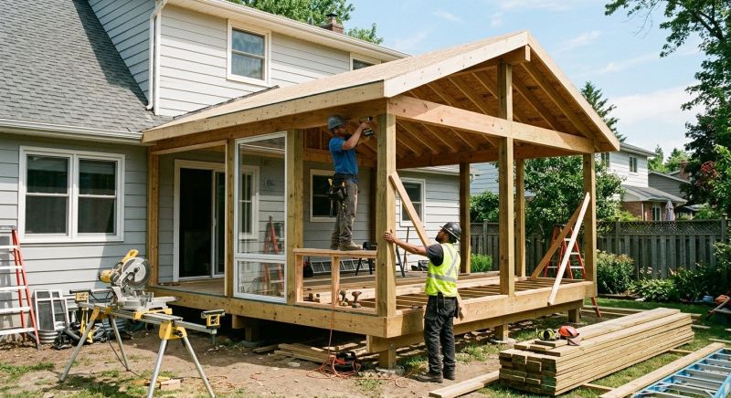 Enclosed Deck Installation in Charlotte, NC