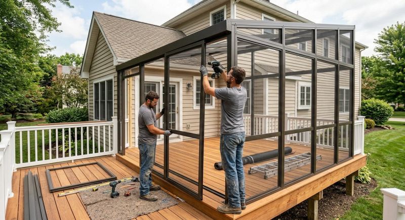 Enclosed Deck Installation in Seattle, WA
