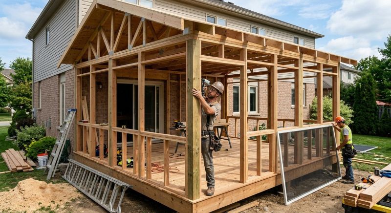 Enclosed Deck Installation in Seattle, WA
