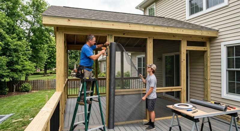 Enclosed Porch Construction in Cincinnati, OH