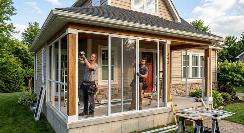 Enclosed Porch Construction in Nashville, TN