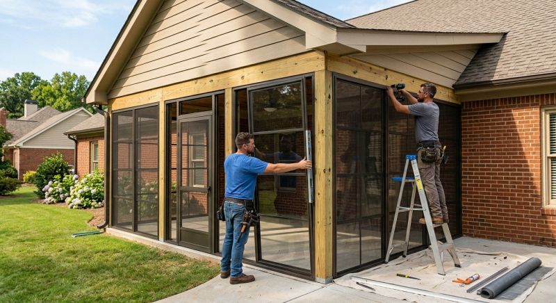 Enclosed Porch Installation in Boulder, CO