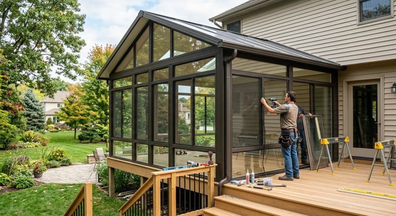 Four Season Room Installation in Longmont, CO