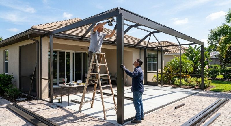 Lanai Enclosure Installation in Charlotte, NC