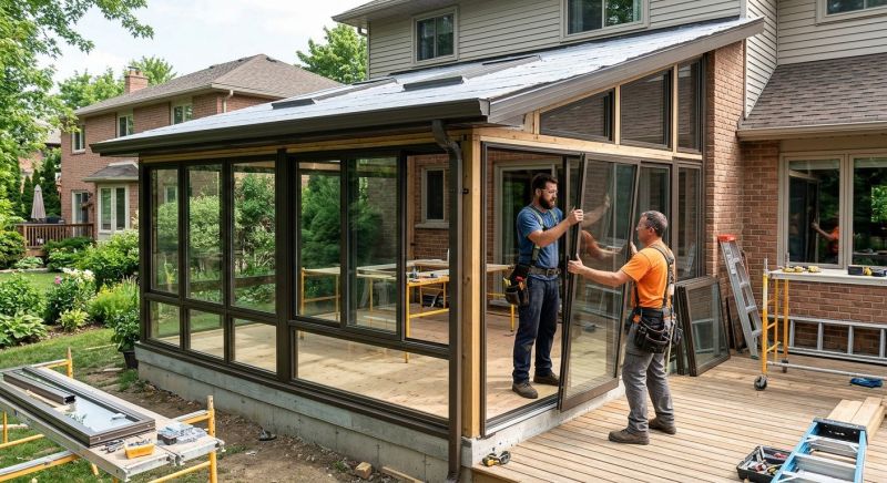 Lanai Enclosure Installation in Dallas, TX