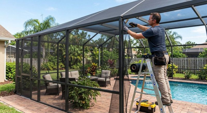 Lanai Enclosure Repair in Knoxville, TN