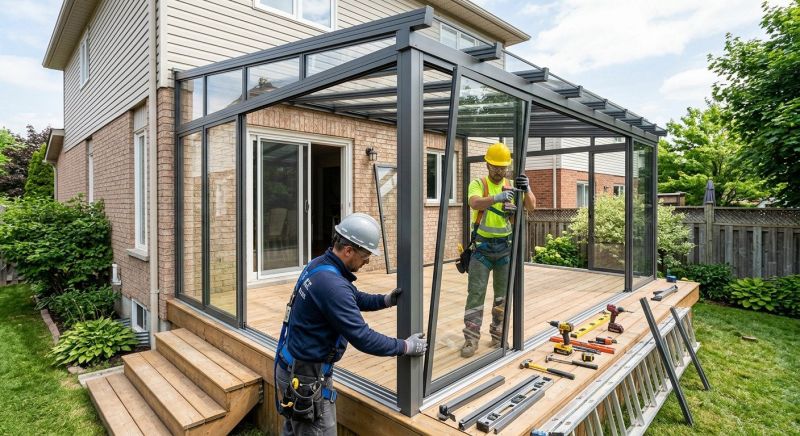 Patio Enclosure Installation in Asheville, NC