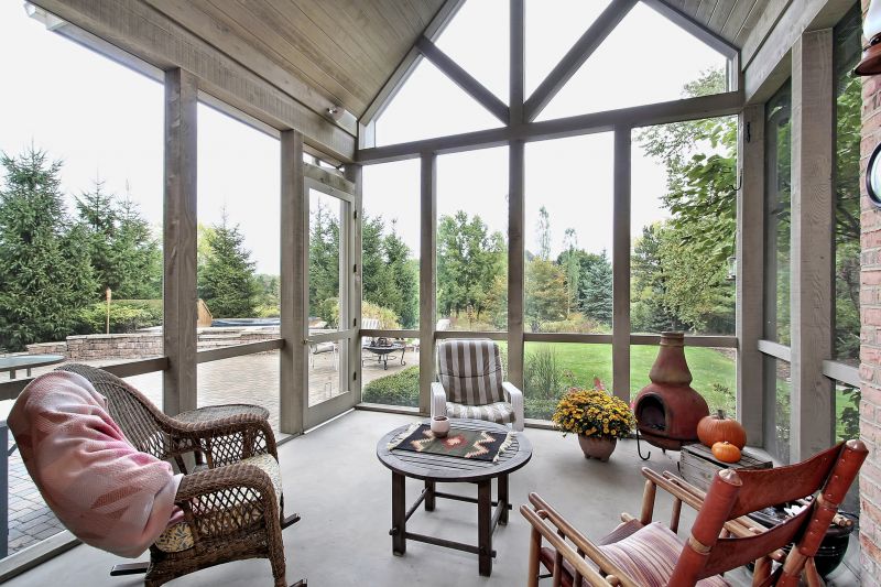 Screened Porch with Seating