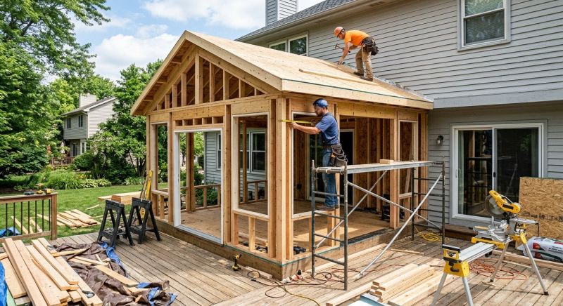 Sunroom Addition Construction in Seattle, WA