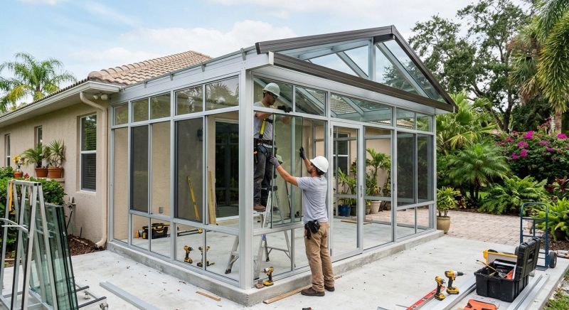 Sunroom Addition Construction in Nashville, TN