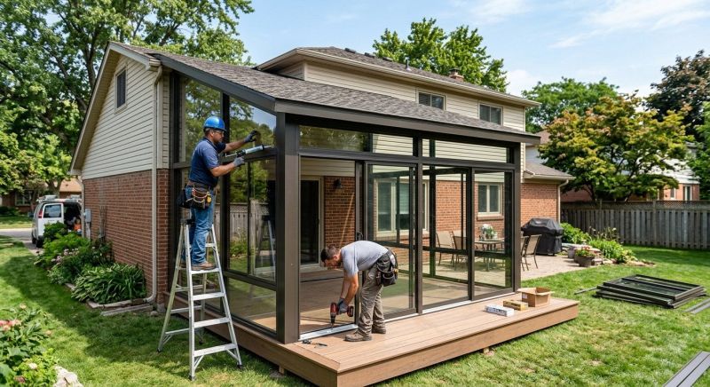 Sunroom Addition Construction in Knoxville, TN