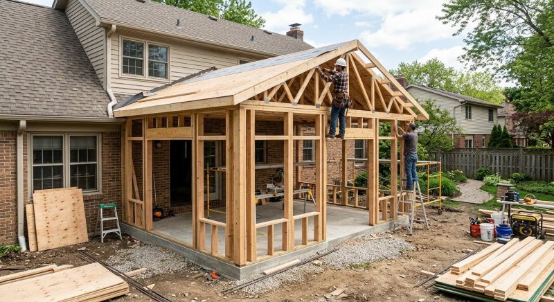 Sunroom Addition Construction in Charlotte, NC