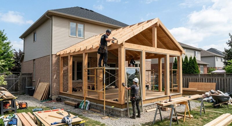 Sunroom Addition Construction in Austin, TX