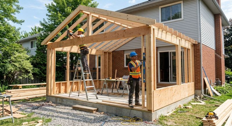 Sunroom Addition Construction in Austin, TX